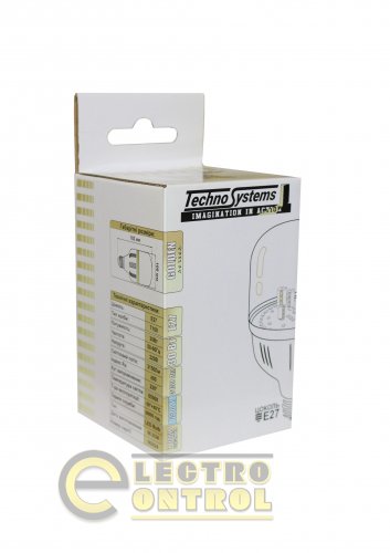 Светодиодная лампа TechnoSystems LED Bulb GOLDEN 30W TNSy5000045 E27 6500K 3150 lm T100  220-240V/50-60Hz 220° 30.000 Hrs