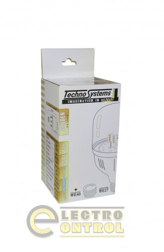 Светодиодная лампа TechnoSystems LED Bulb GOLDEN 40W TNSy5000181 E27/E40 6500K 4200 lm T120  220-240V/50-60Hz 220° 30.000 Hrs