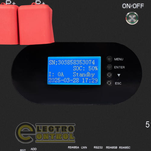 Аккумулятор LogicPower LiFePO4 51,2V-230Ah (11776Wh) (Smart BMS 200A) с LCD RM AB RS485/CAN