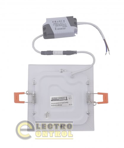Светильник врезной Technosystems LED Square Downlight TNSy5000131 Alum 12W 850L 4000K