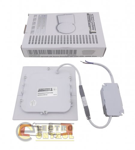 Светильник врезной Technosystems LED Square Downlight TNSy5000132 Alum 18W 1300L 4000K