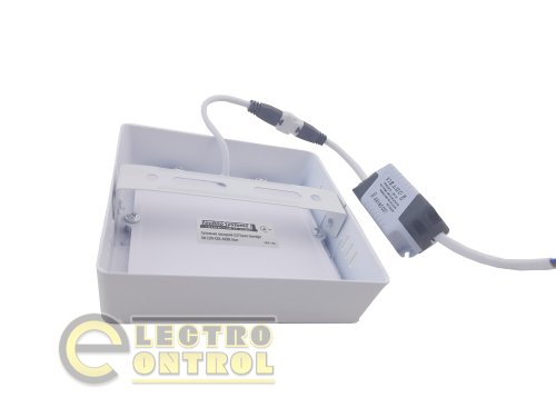 Світильник накладний Technosystems LED Square Downlight TNSy5000138 Alum 6W 420L 4000K