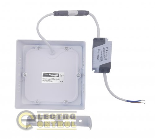 Светильник накладной Technosystems LED Square Downlight TNSy5000141 Alum 24W 1700L 4000K