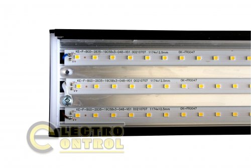 Светильник подвесной/накладной Technosystems LED LSO TNSy5000806 Black PRO ALUM 36W 3240L 4000K 1200мм