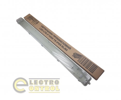 Промисловий світильник (без ламп) Technosystems LED LFB TNSy5000105 2*1200 T8 IP65 Slim