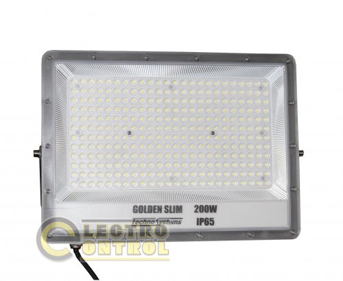 Прожектор Technosystems LED 200W GOLDEN Slim TNSy5000996 220V 22000lm 6500K IP65