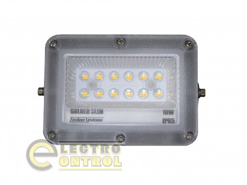 Прожектор Technosystems LED 10W GOLDEN Slim TNSy5001191 220V 1100lm 4000K IP65