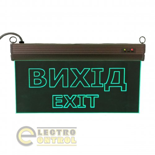 Світильник евакуаційний Technosystems S503 3W TNSy5000487 ACRYLIC LED GRAVING Вихід EXIT