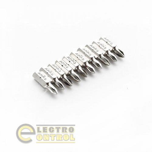 Біта APRO PH1*25мм 309103 хром (10шт/уп)