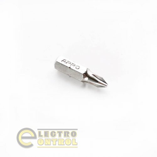 Біта APRO PH1*25мм 309103 хром (10шт/уп)