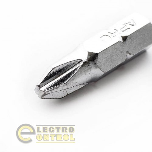 Бита APRO PH2*25мм 309105 хром (10шт/уп)