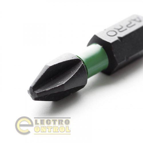 Біта ударна торсіонна APRO PH2*25мм 309003 (10шт/уп)