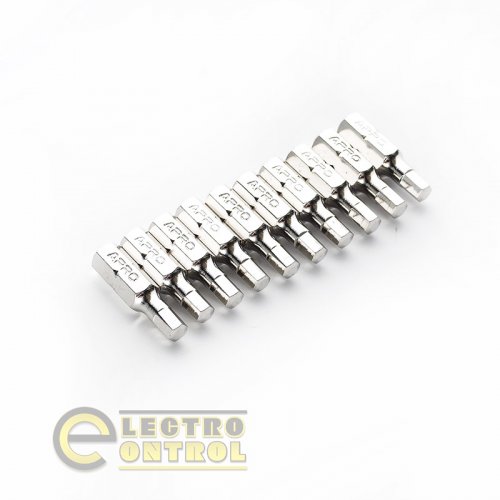 Біта APRO H4*25мм 309114 хром, (10шт/уп)