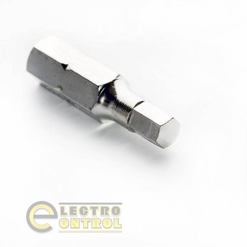 Біта APRO H4*25мм 309114 хром, (10шт/уп)