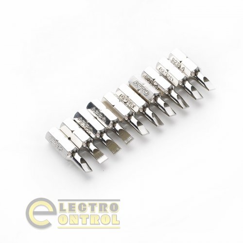 Біта APRO SL4*25мм 309121 хром, (10шт/уп)