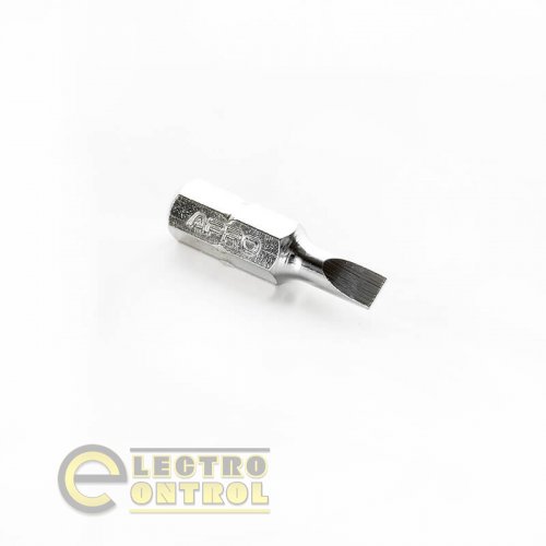 Біта APRO SL4*25мм 309121 хром, (10шт/уп)