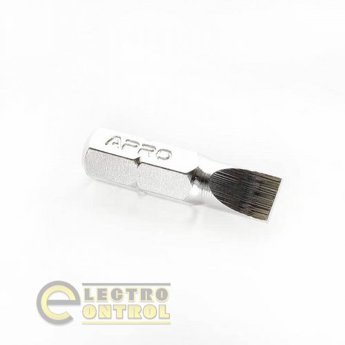 Біта APRO SL6*25мм 309125 хром, (10шт/уп)