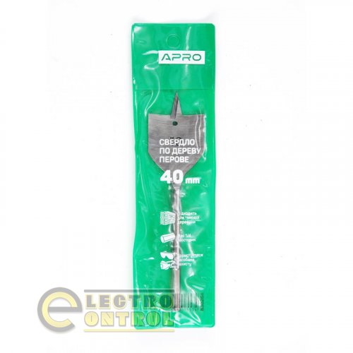 Сверло перьевое Ø 40мм APRO 830264