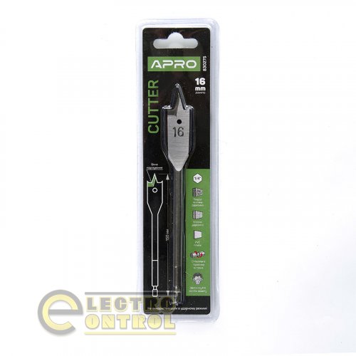 Свердло перове 16х150мм APRO 830275 Cutter