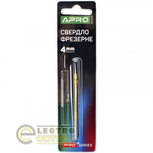 Свердло фрезерне Ø 4мм APRO 830646