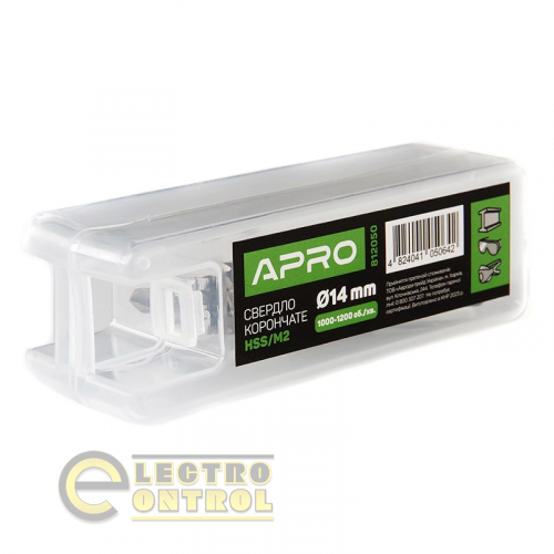 Сверло корончатое Ø 27мм APRO 812060 HSS/М2