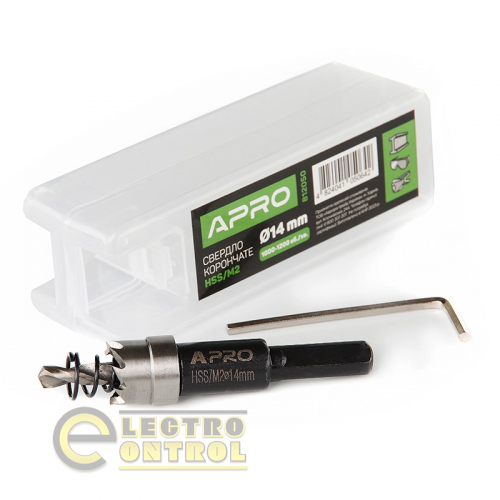 Сверло корончатое Ø 28мм APRO 812061 HSS/М2