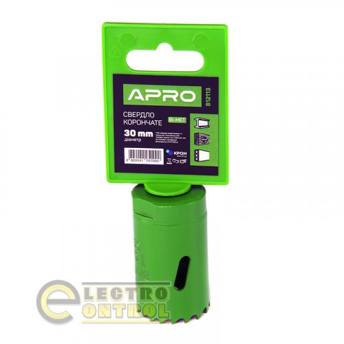 Сверло корончатое Ø 21мм APRO 812106 Bi-Met