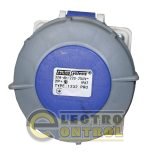 Розетка стационарная Technosystems 1232 PRO 32А 2Р+PЕ TNSy5502049 220В IP67