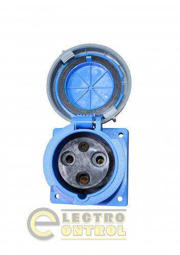 Розетка скрытая Technosystems 3332 PRO 63А 2Р+PЕ TNSy5503757 220В IP67