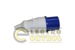Вилка переносная Technosystems 013 16А 2Р+PЕ TNSy5500432 220В IP44