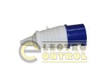 Вилка переносна Technosystems 023 32А 2Р+PЕ TNSy5500435 220В IP44