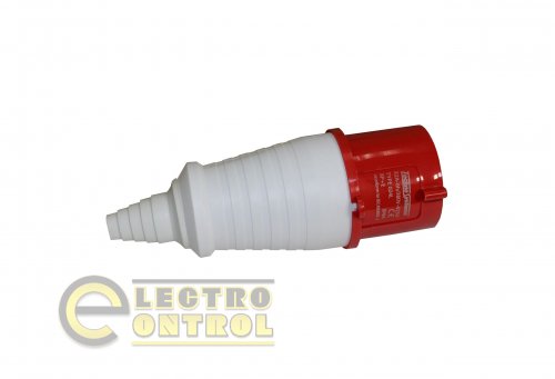 Вилка переносна Technosystems 024 32А 3Р+PЕ TNSy5500436 380В IP44