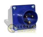 Вилка стационарная Technosystems 513 16А 2Р+PЕ TNSy5500442 220В IP44