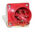 Вилка стационарная Technosystems 515 16А 3Р+PЕ+N TNSy5500444 380В IP44