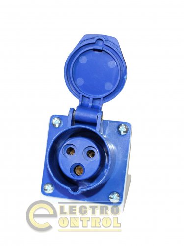 Розетка стационарная Technosystems 113 16А 2Р+PЕ TNSy5500406 220В IP44