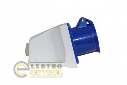 Розетка стационарная Technosystems 113 16А 2Р+PЕ TNSy5500406 220В IP44