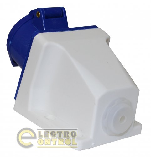 Розетка стационарная Technosystems 113 16А 2Р+PЕ TNSy5500406 220В IP44