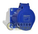 Розетка стационарная Technosystems 123 32А 2Р+PЕ TNSy5500409 220В IP44