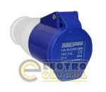 Розетка переносна Technosystems 213 16А 2Р+PЕ TNSy5500416 220В IP44