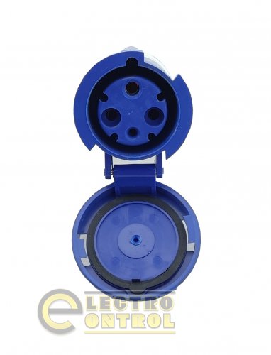 Розетка переносная Technosystems 233 63А 2Р+PЕ TNSy5503700 250В IP67