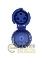 Розетка переносная Technosystems 233 63А 2Р+PЕ TNSy5503700 250В IP67