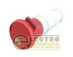 Розетка переносная Technosystems 235 63А 3Р+PЕ+N TNSy5500423 380В IP67