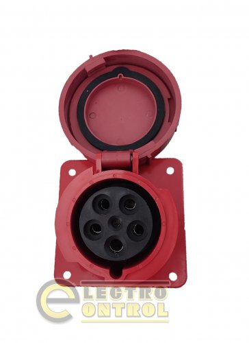Розетка скрытая Technosystems 435 63А 3Р+PЕ+N TNSy5503702 380В IP67
