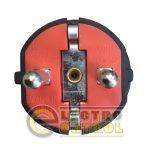 Вилка з заземленням кільцева Technosystems RUBBER R/B 16А TNSy5000912