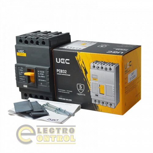 Автоматичний вимикач UEC MCCB-PCB-32-3-0032 PCB32 3Р 32А 25кА