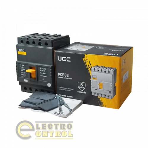 Автоматичний вимикач UEC MCCB-PCB-33-3-0016 PCB33 3Р 16А 35кА