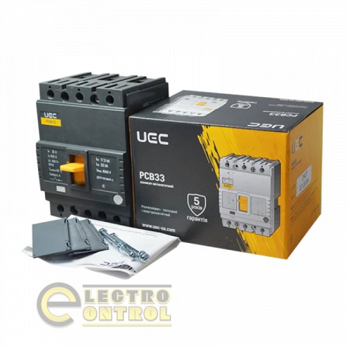 Автоматичний вимикач UEC MCCB-PCB-33-3-0032 PCB33 3Р 32А 35кА