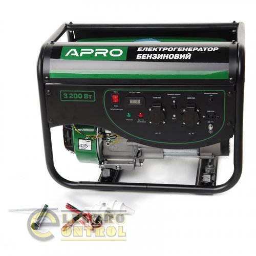 Генератор бензиновий 4-тактний 852104-APRO 3.0/3.2 кВт (ручний запуск)