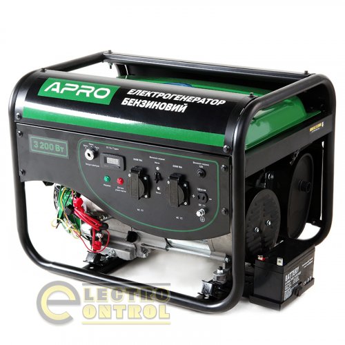 Генератор бензиновый 4-х тактный 852105-APRO 3.0/3.2 кВт (электро запуск)