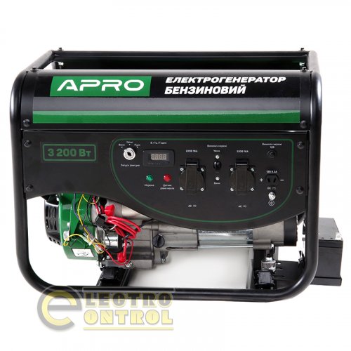Генератор бензиновый 4-х тактный 852105-APRO 3.0/3.2 кВт (электро запуск)